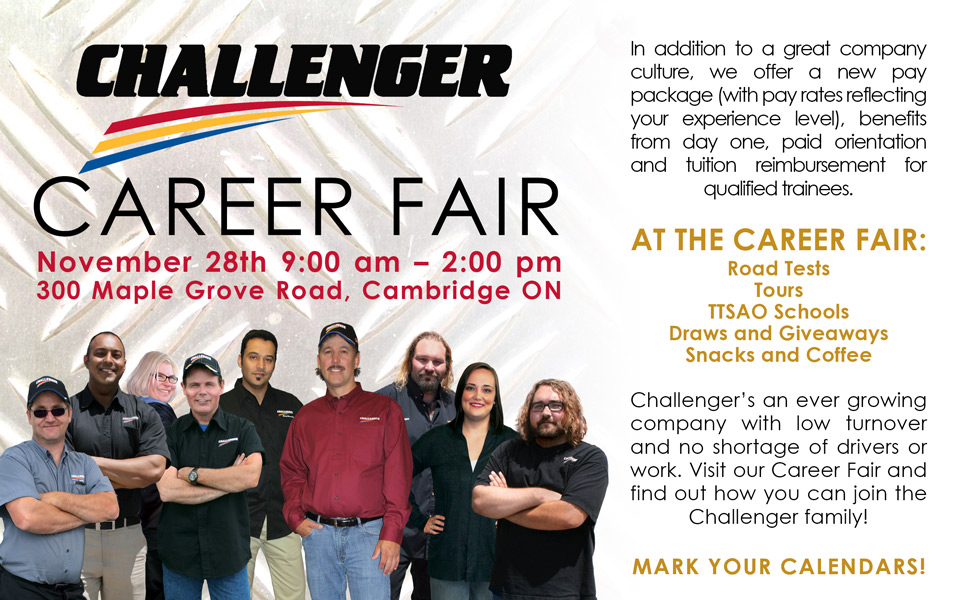 Career fair with Challenger on November 28 2015